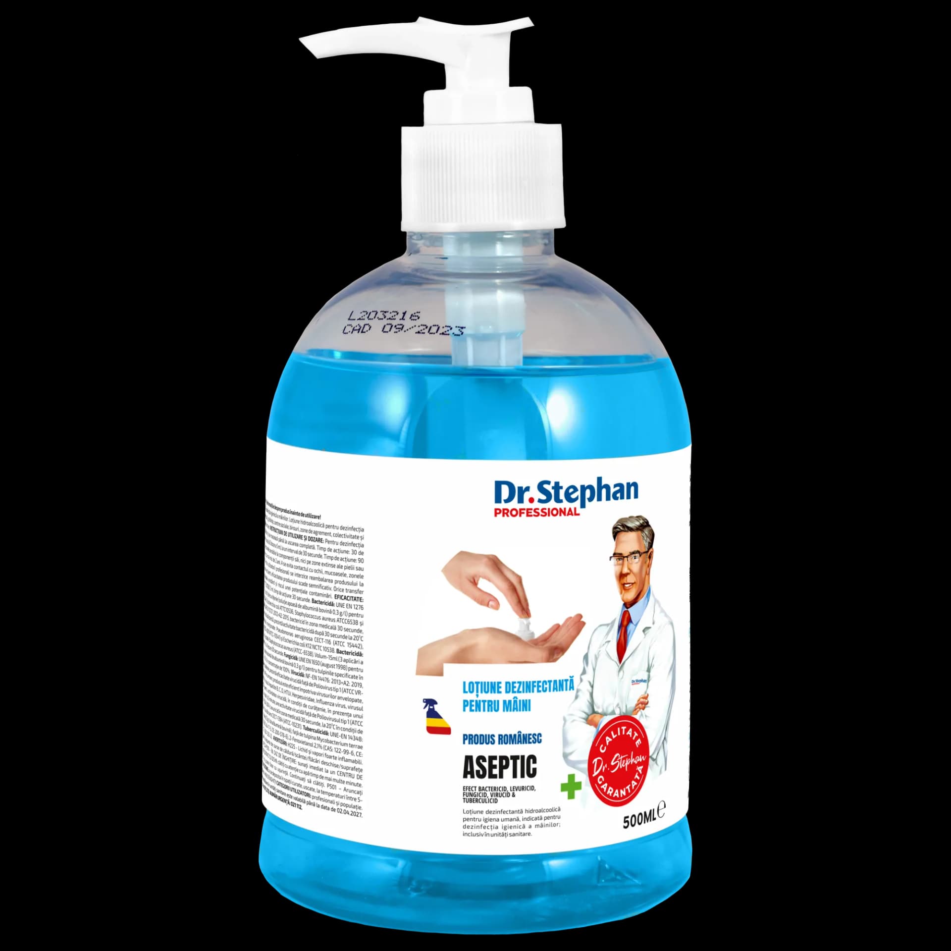 DR. STEPHAN LOTIUNE DEZINFECTANTA MAINI ASEPTIC 500ML