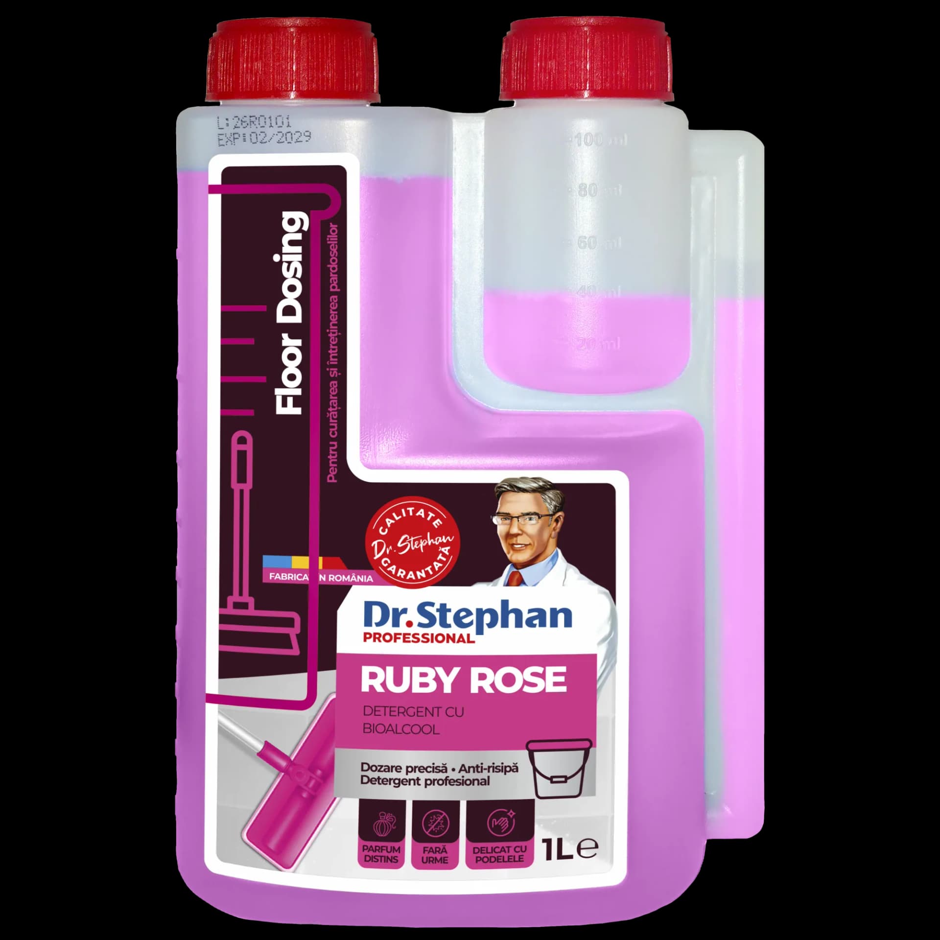 DR. STEPHAN RUBY ROSE 1L FLOOR DOSING